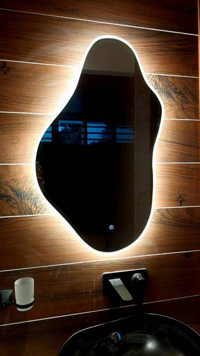 designer back light led mirror image