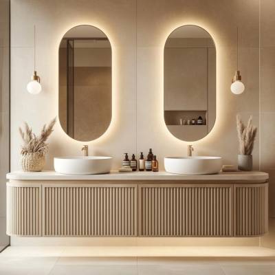 capsule shape led mirror image