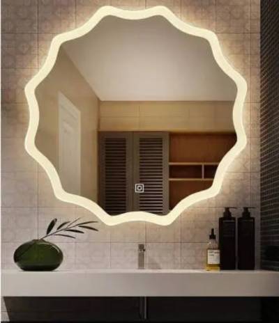 round designer mirror image