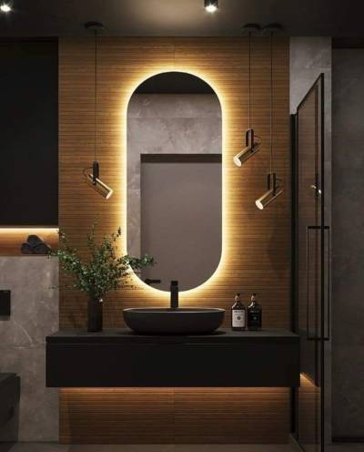 capsule shape led mirror image
