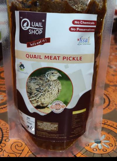quail meat pickle image