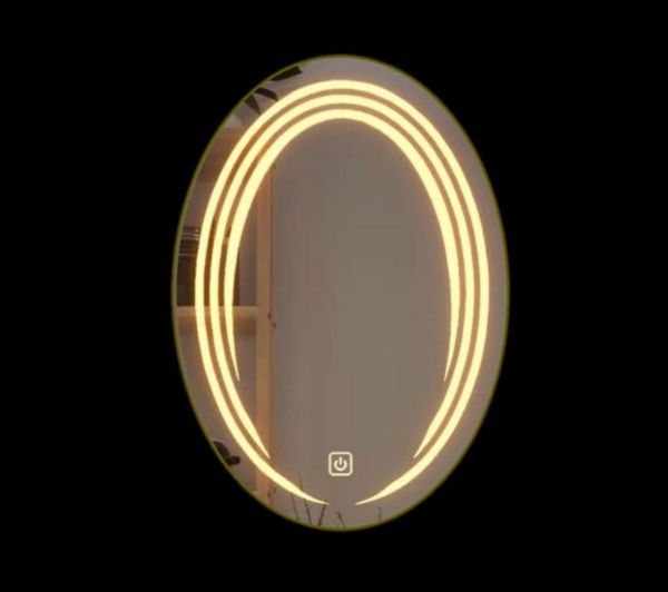 oval shape designer mirror image