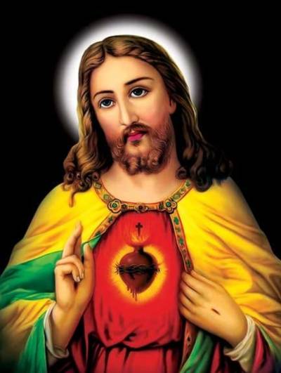 jesus christ sacret heart led photos image
