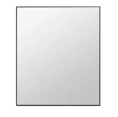 black color framed mirror image