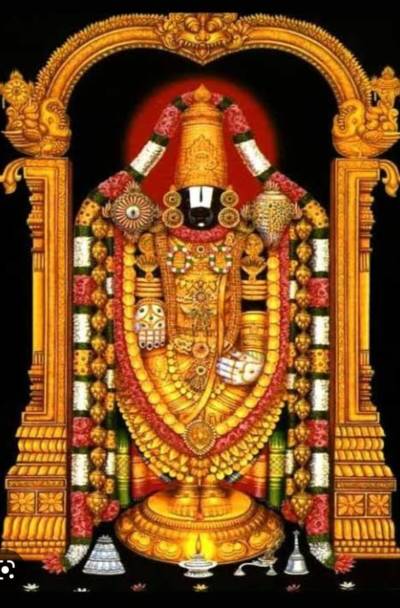 thirupathi balaji led photo frame image