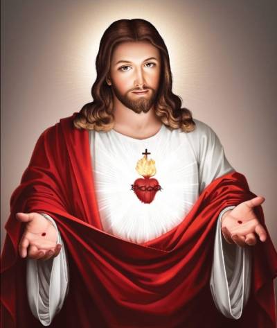 jesus christ led photo frame image