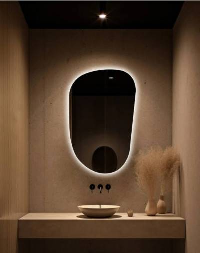 designer led mirror image