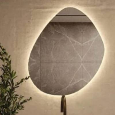 designer back light mirror image